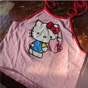 Hello Kitty Sanrio Halter Tank Top Labeled Size M